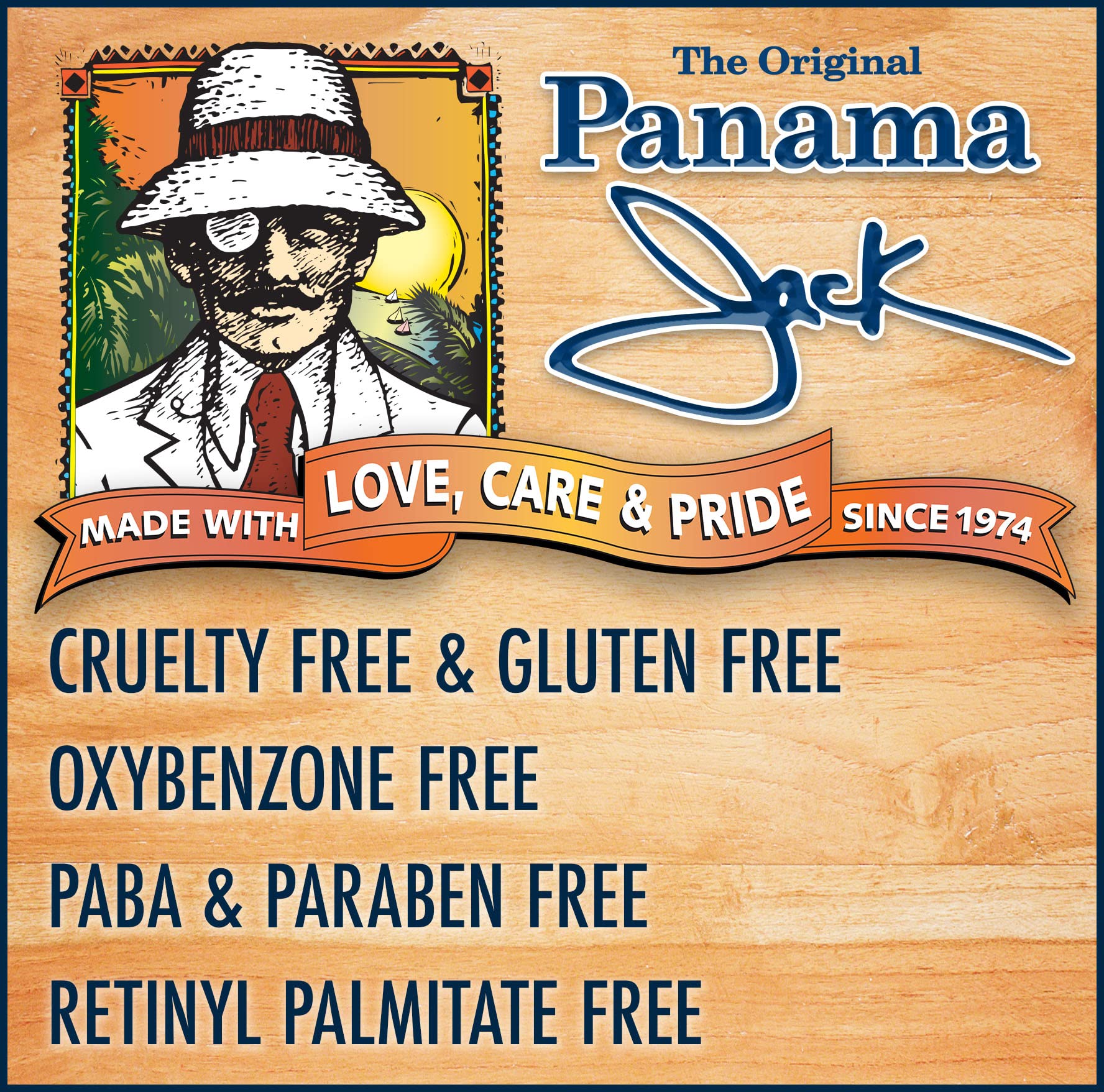 Panama Jack Lip Balm Vanilla SPF 45 (3 pack)
